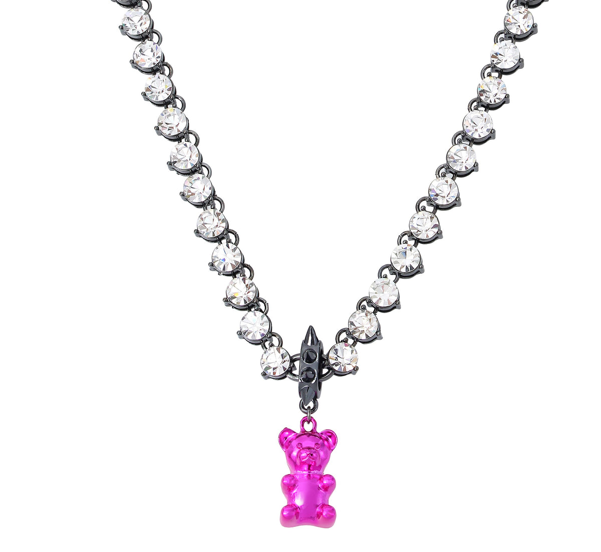 Betsey Johnson Punk N Spice Gummy Bear Pendant Necklace – Twin Treats