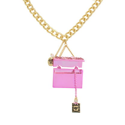 Betsey Johnson Going All Out Purse Pendant Necklace