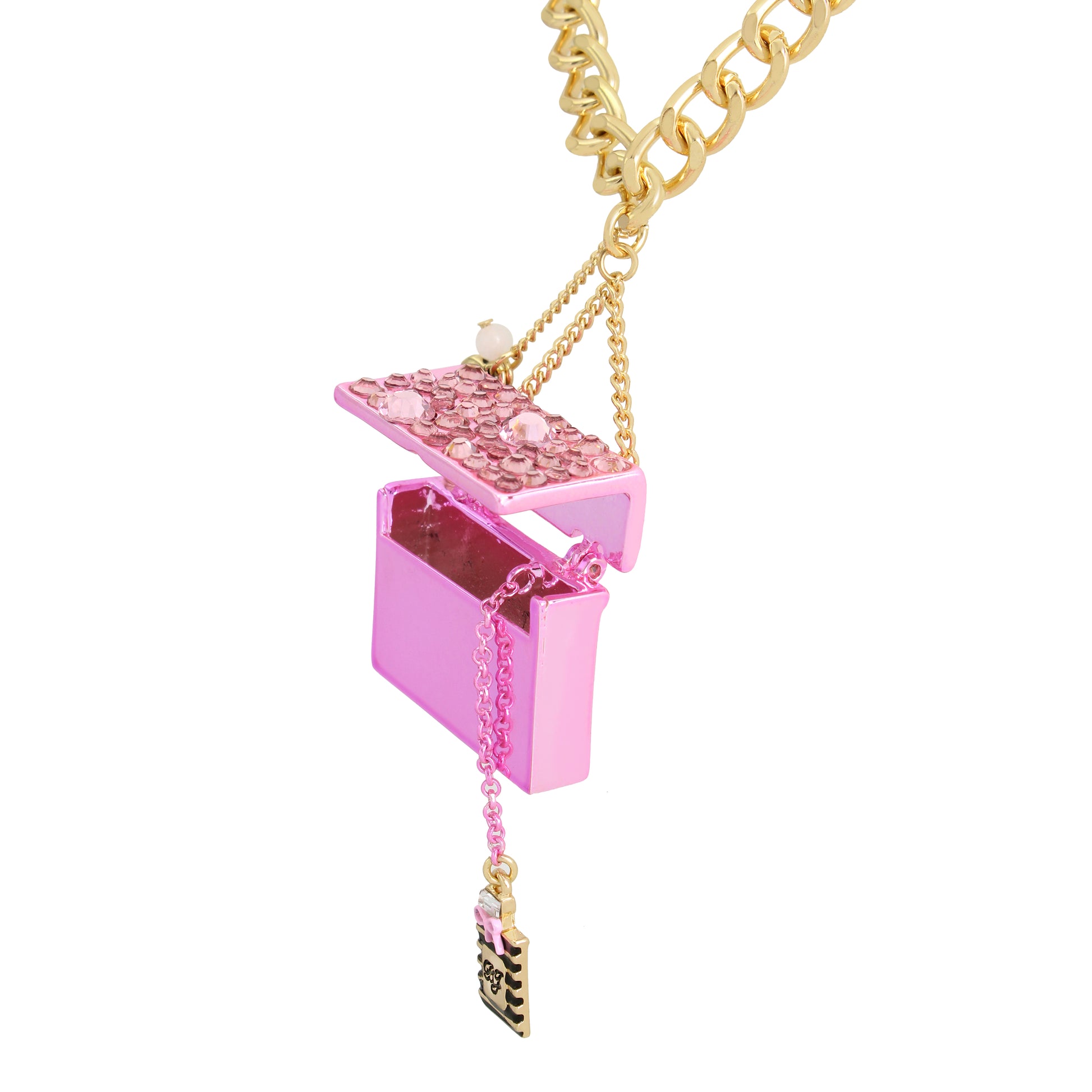 Betsey Johnson Going All Out Purse Pendant Necklace