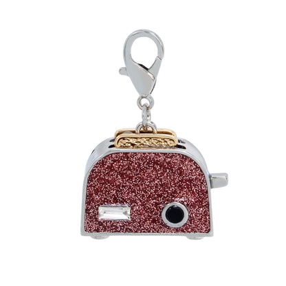 Betsey Johnson Dear Betsey Toaster Charm Pendant Necklace