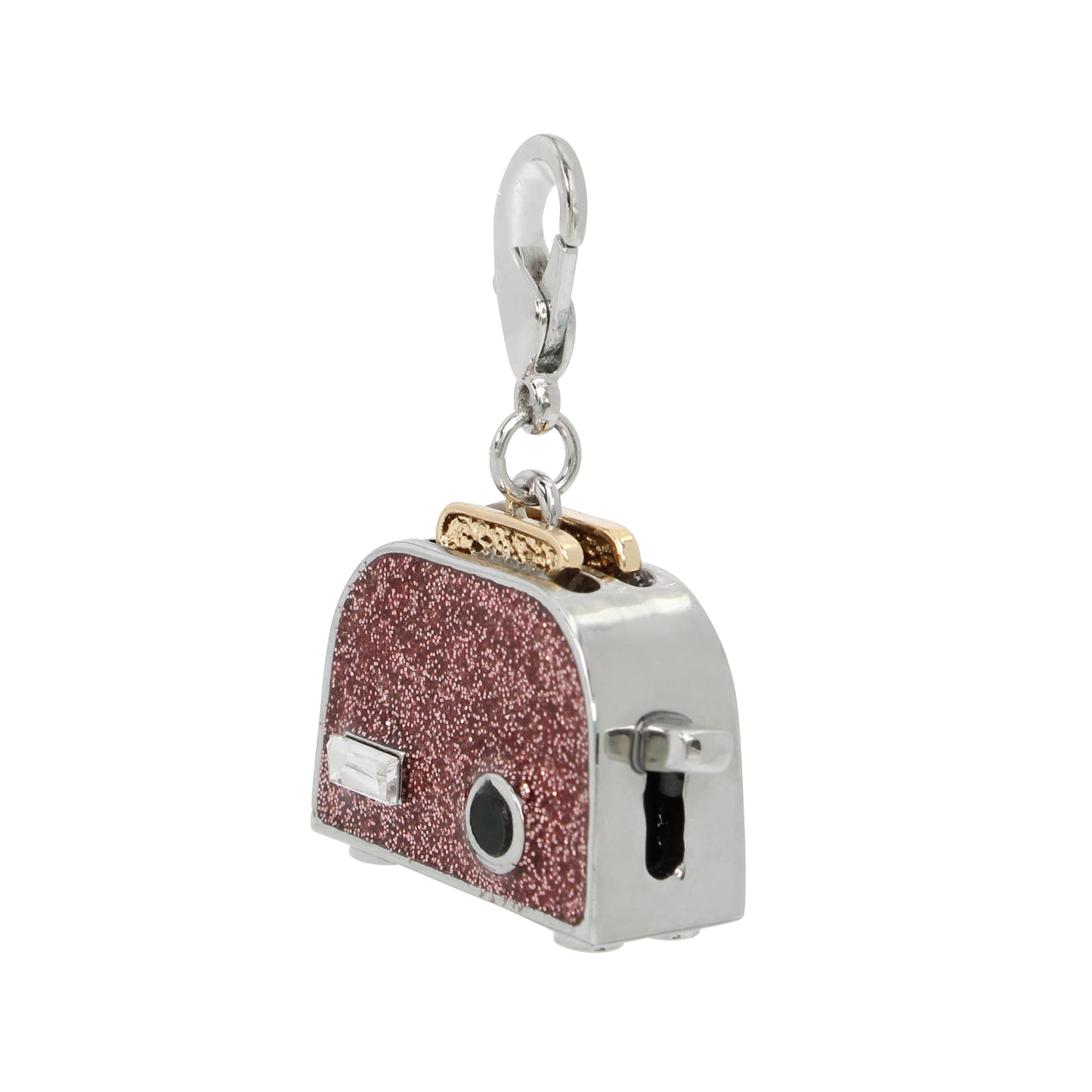 Betsey Johnson Dear Betsey Toaster Charm Pendant Necklace