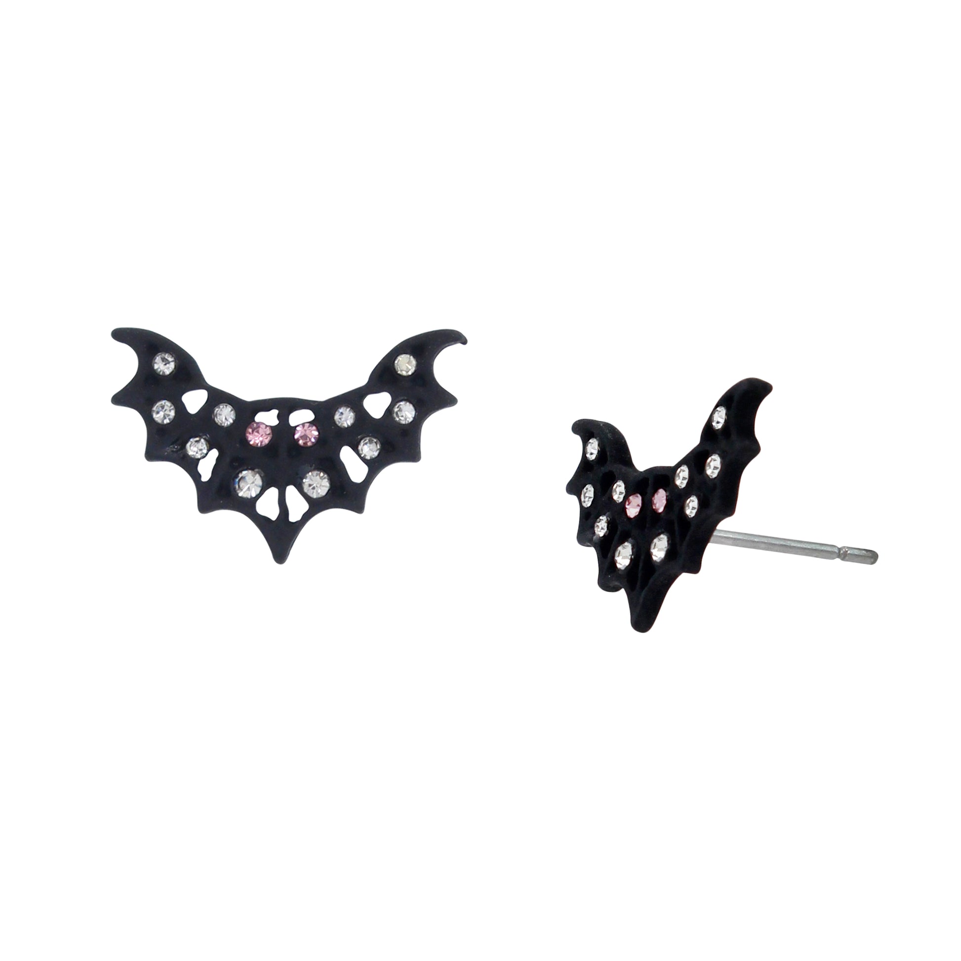 Betsey Johnson Fly By Night Bat Stud Earrings