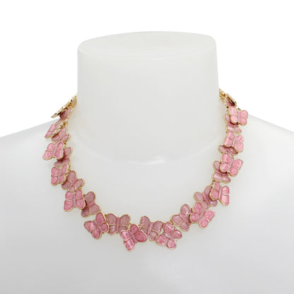 Sweetheart Swoon Butterfly Collar Necklace