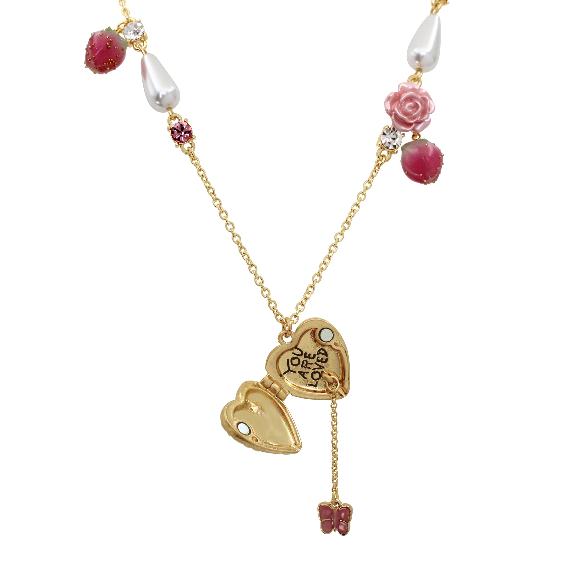 Sweetheart Swoon Locket Pendant Necklace