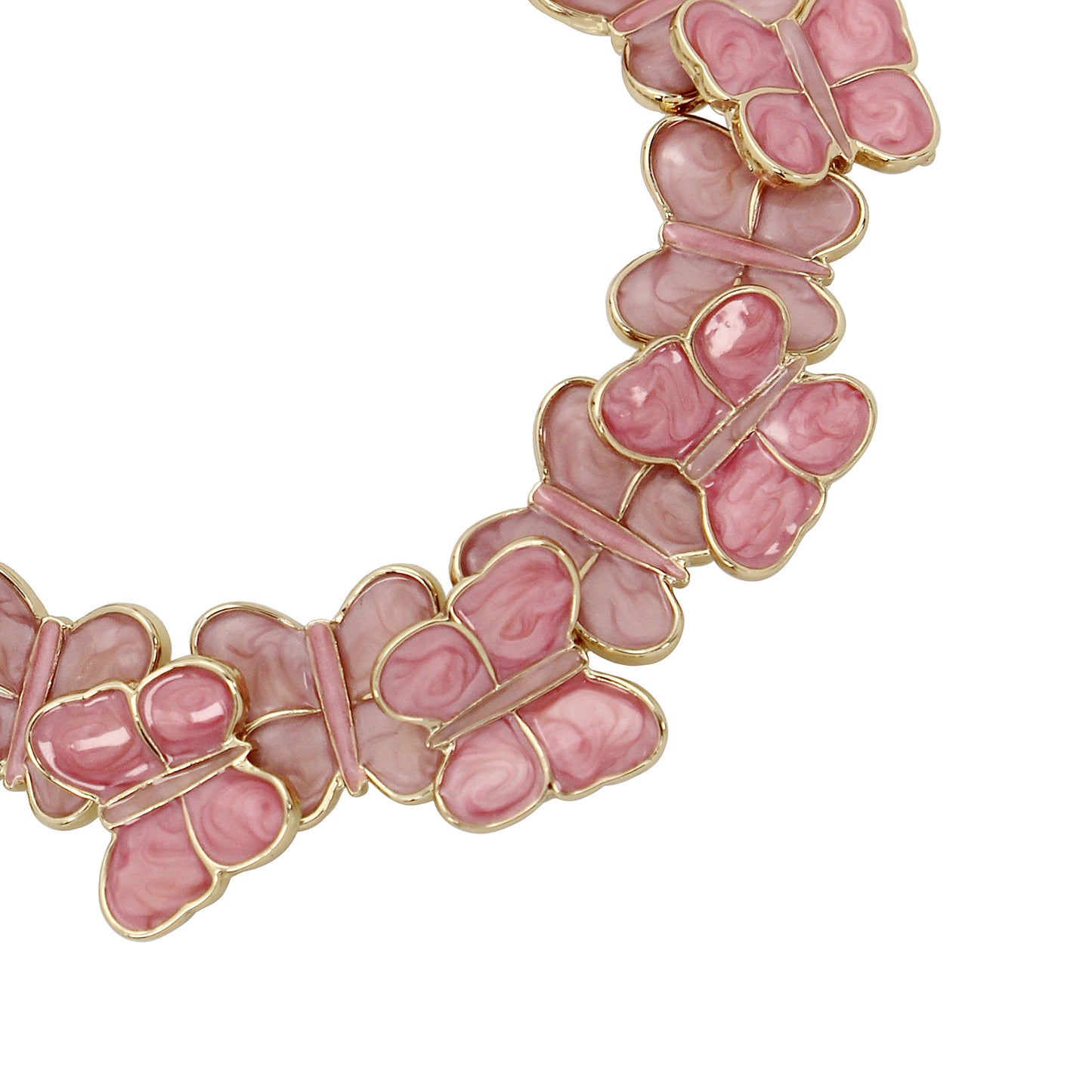 Betsey Johnson Sweetheart Swoon Butterfly Link Bracelet