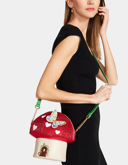 Betsey Johnson Kitsch Mush Love Crossbody Bag