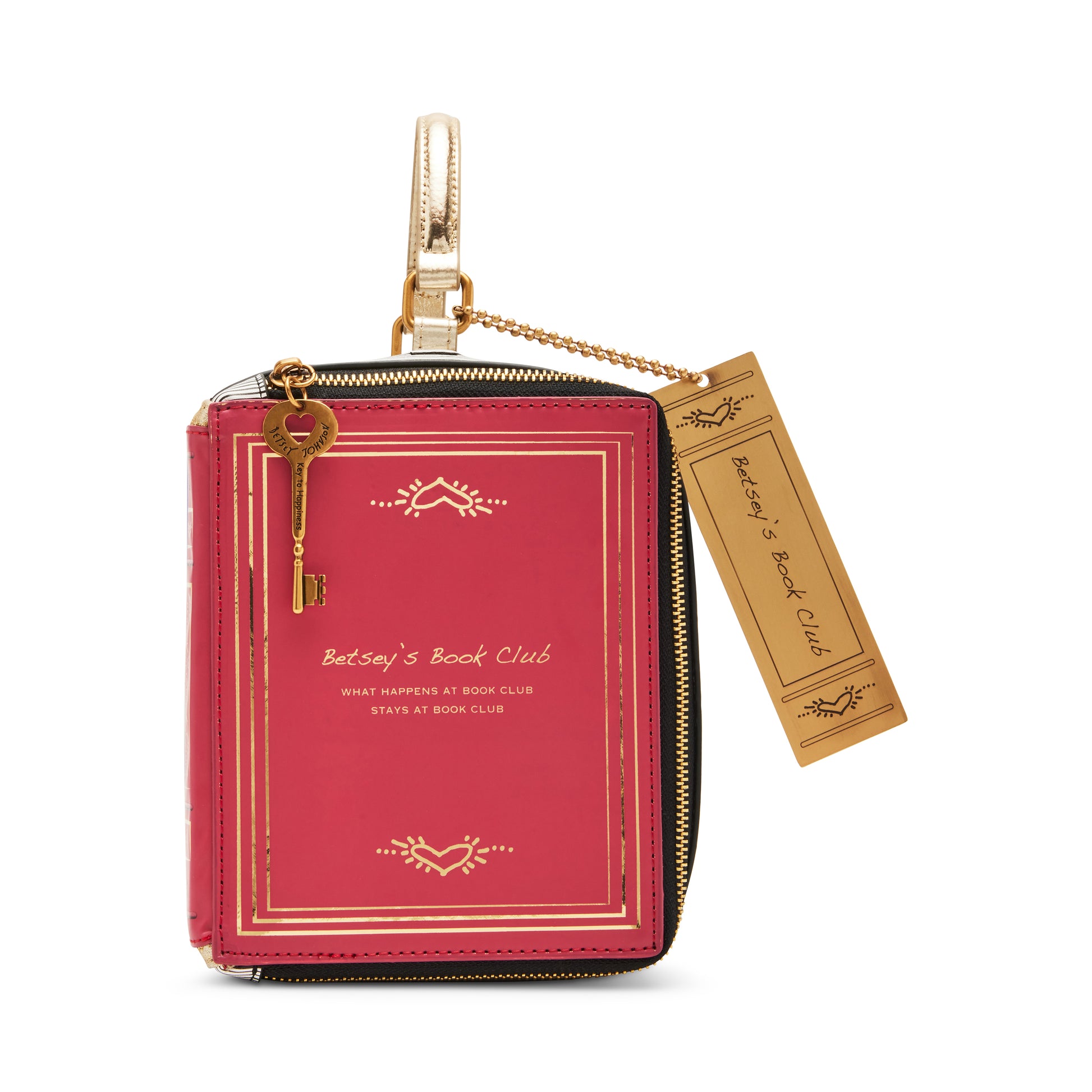 Betsey Johnson Kitsch Betsey's Book Club Crossbody Bag