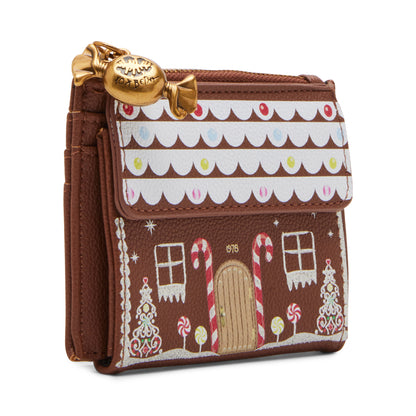 Betsey Johnson Kitsch Gingerbread Bifold Wallet