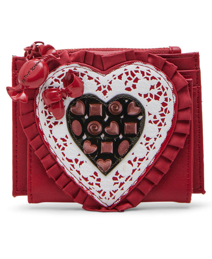 Betsey Johnson Kitsch Box O' Chocolates Bifold Wallet