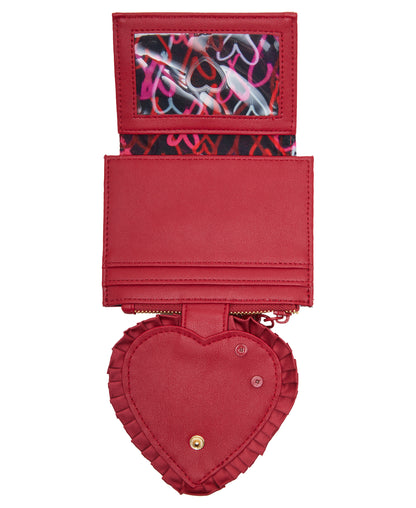 Betsey Johnson Kitsch Box O' Chocolates Bifold Wallet