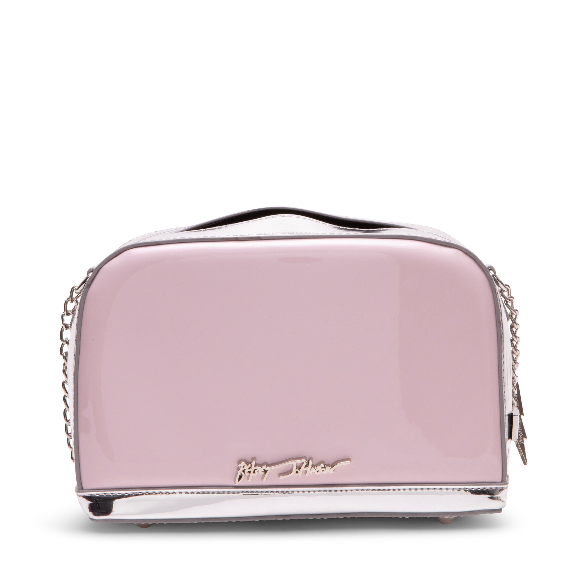 Betsey Johnson Kitsch Get Toasted Crossbody Bag Pink