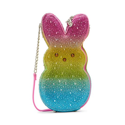 Betsey Johnson x Peeps® Kitsch Rhinestone Bunny Crossbody Bag Rainbow