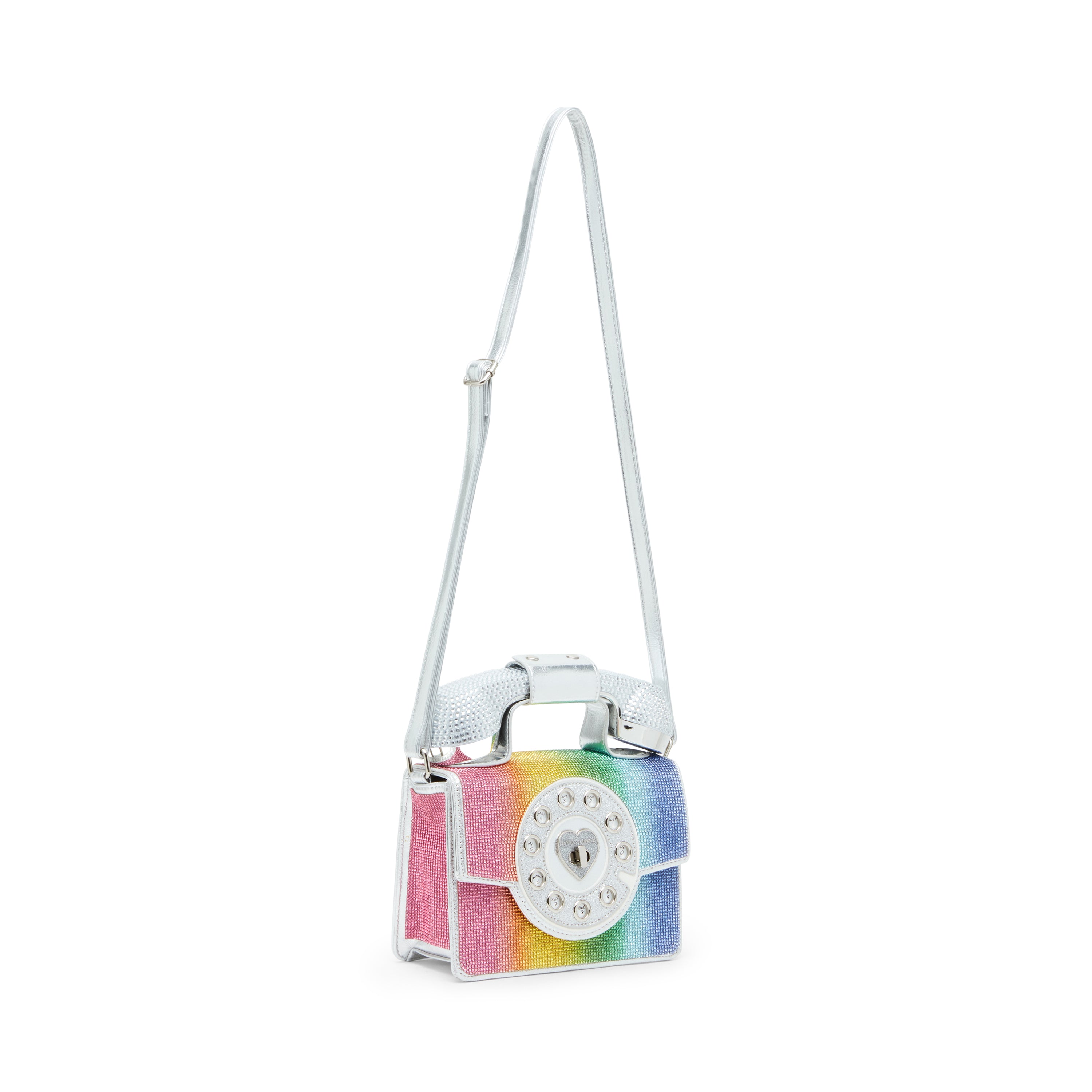 Betsey Johnson rainbow phone store purse