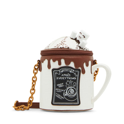 Betsey Johnson Kitsch Comin In Hot Cocoa Crossbody Bag