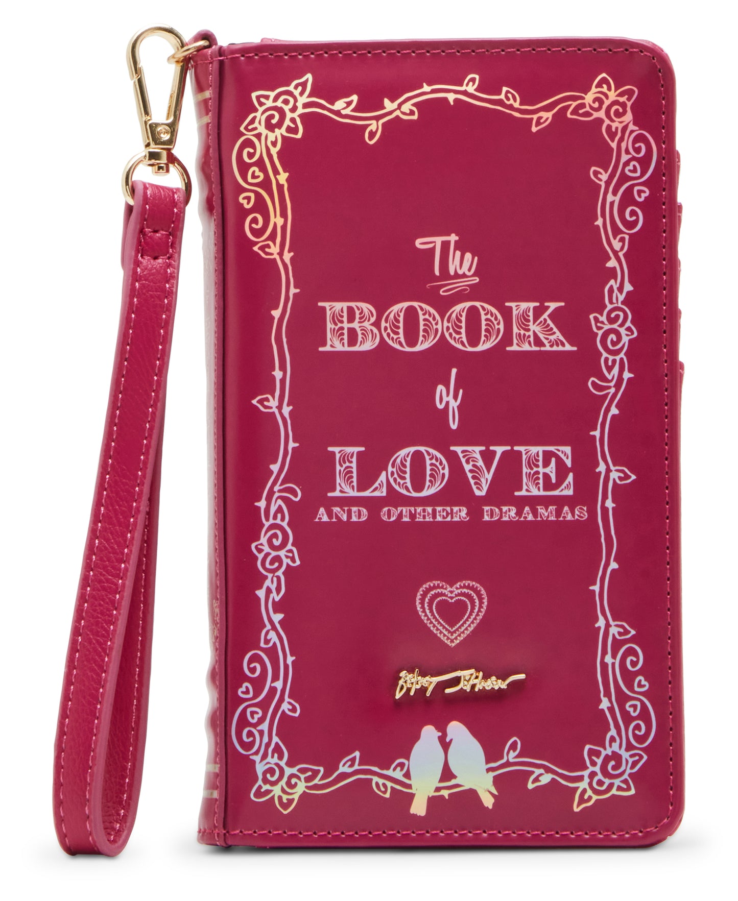 Betsey Johnson Kitsch Book of Love Wallet Wristlet