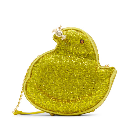 Betsey Johnson x Peeps® Kitsch Rhinestone Chicks Crossbody Bag Yellow