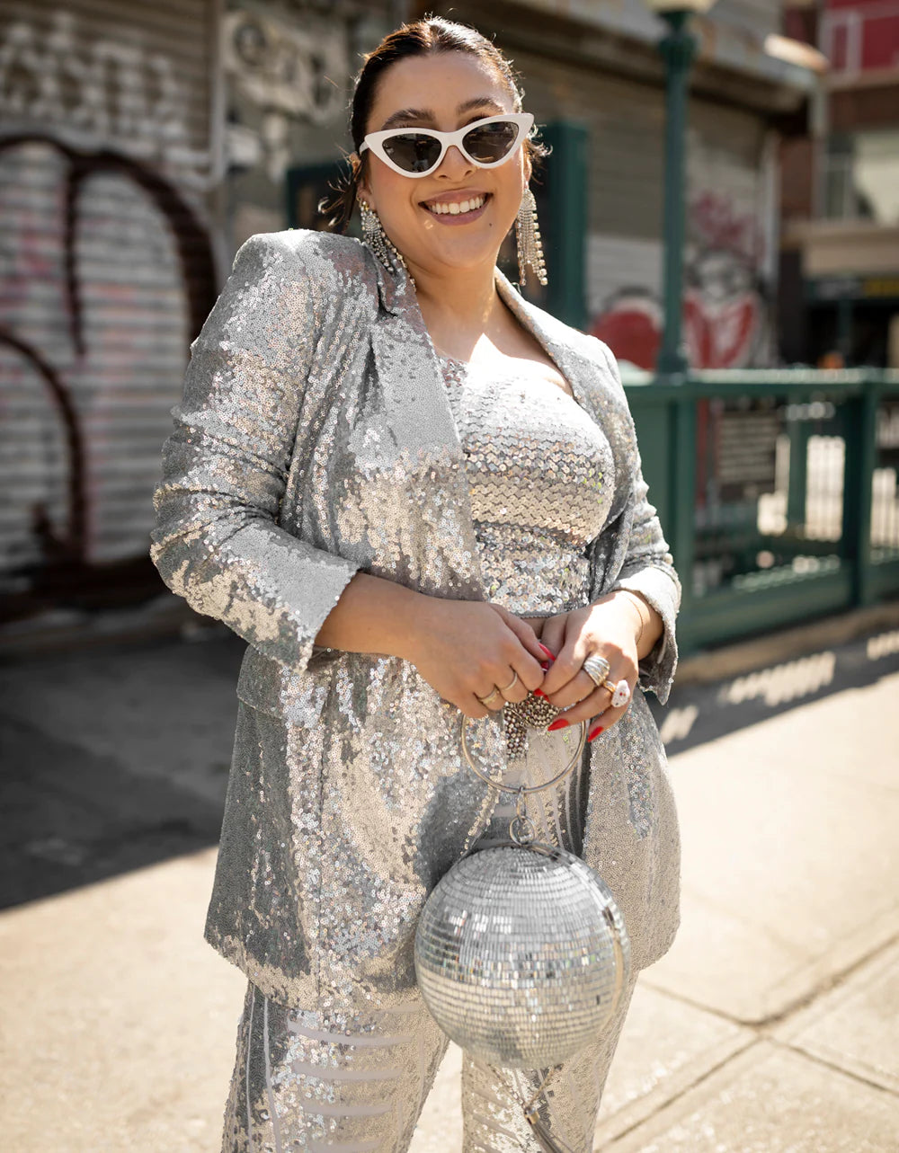 Kitsch Betsey Ball Top Handle Crossbody Bag – Glameur New York