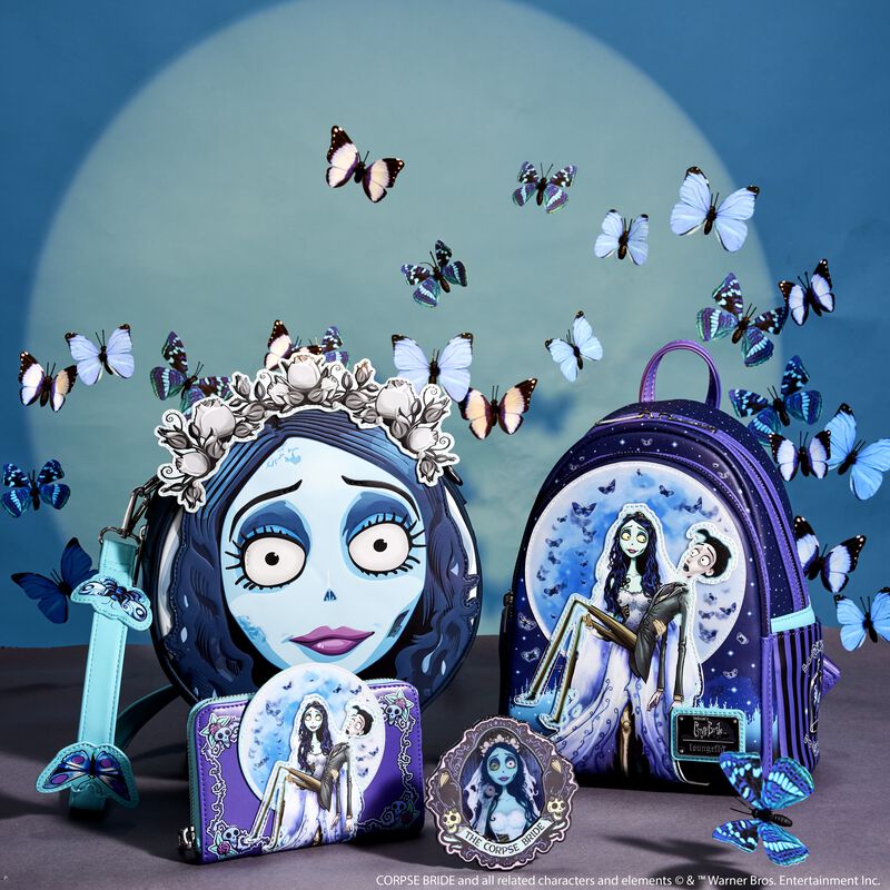 Loungefly Corpse Bride Moon Zip Around Wallet