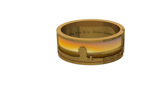 Disney by Couture Kingdom The Lion King Simba and Mufasa Serengeti Bangle Bracelet