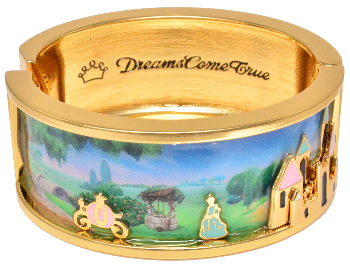 Disney by Couture Kingdom Icon Cinderella Dreams Come True Bangle Bracelet