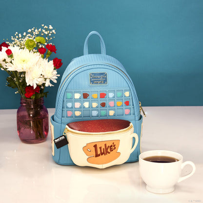 Loungefly Gilmore Girls Luke's Diner Domed Coffee Mug Mini Backpack