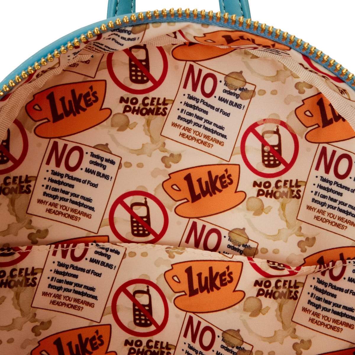 Loungefly Gilmore Girls Luke's Diner Domed Coffee Mug Mini Backpack