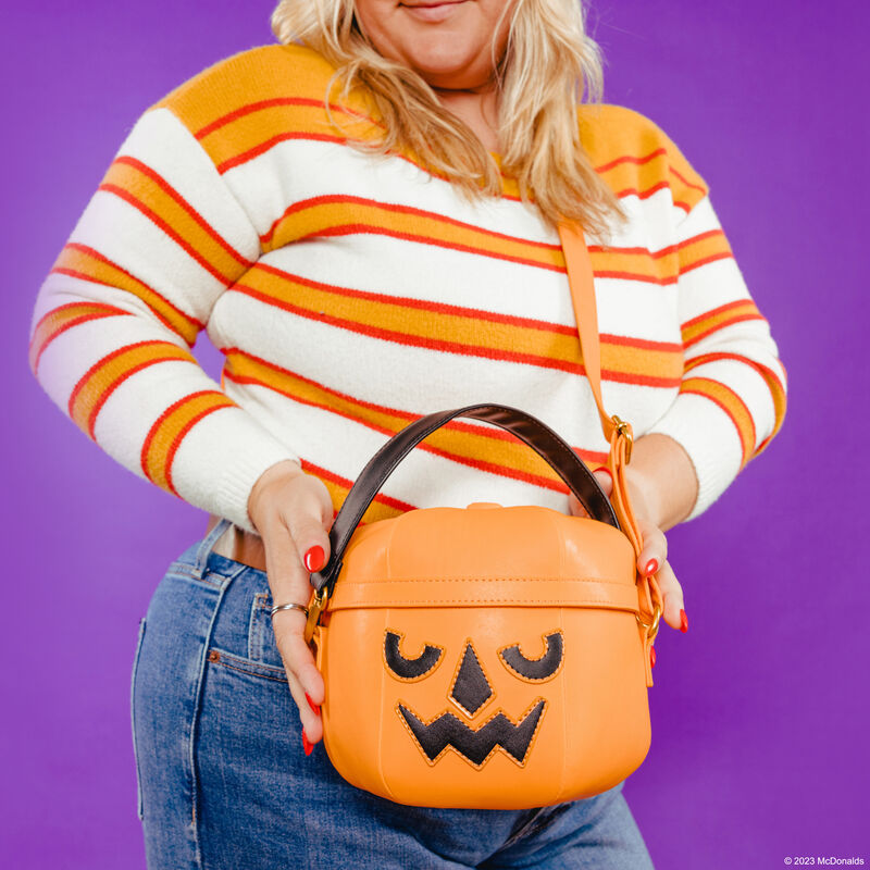 Loungefly McDonald's Halloween McPunk'n Happy Meal Pail Glow Crossbody Bag