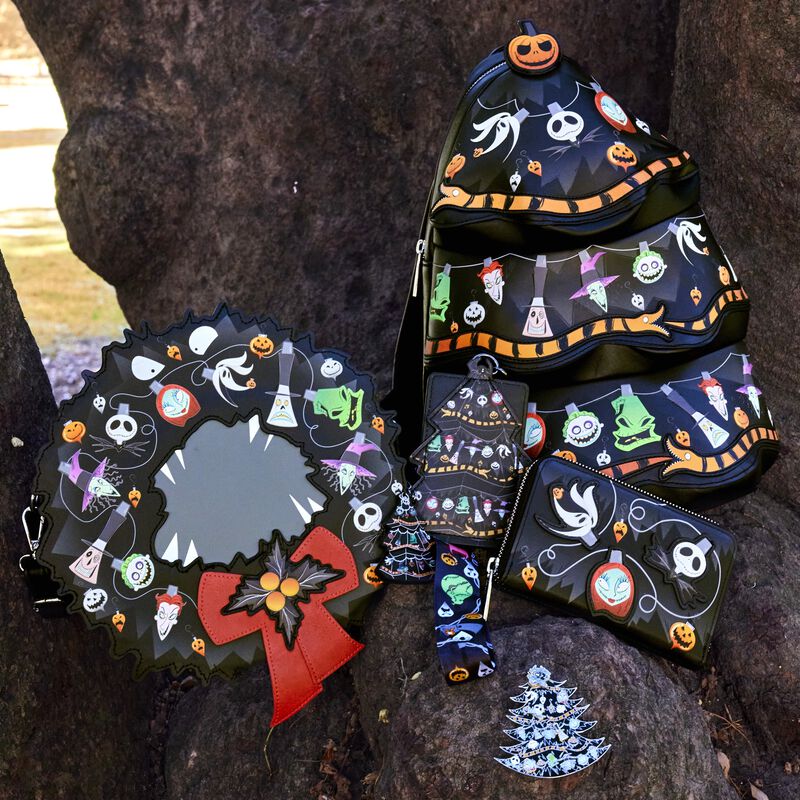 Loungefly The Nightmare Before Christmas Tree String Lights Glow Mini Backpack