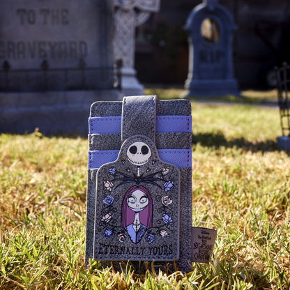 Loungefly The Nightmare Before Christmas Jack and Sally Eternally Yours Tombstone Card Holder