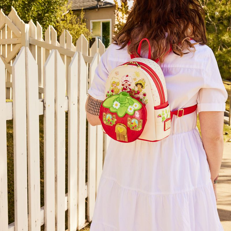 Loungefly Strawberry Shortcake Strawberry House Mini Backpack