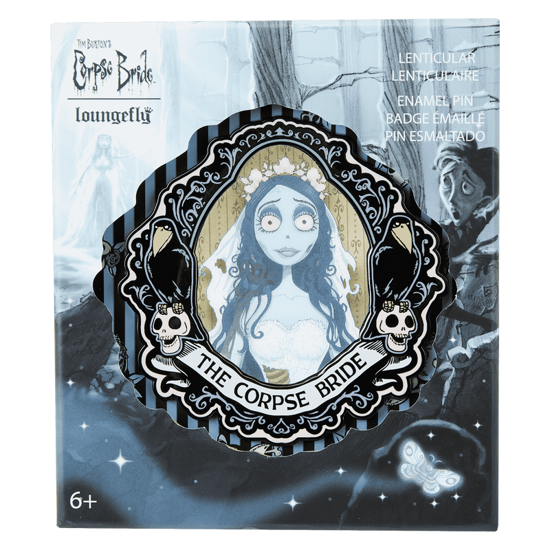 Loungefly Corpse Bride Emily Lenticular 3" Collector Box Pin