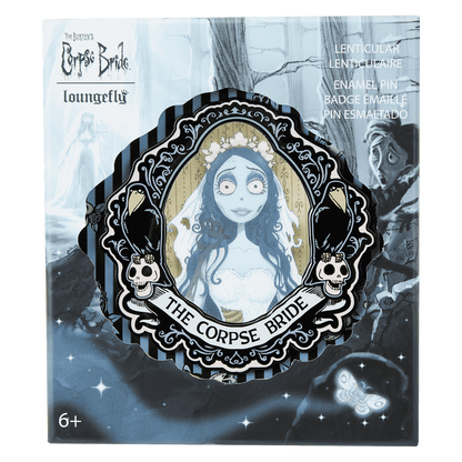 Loungefly Corpse Bride Emily Lenticular 3" Collector Box Pin