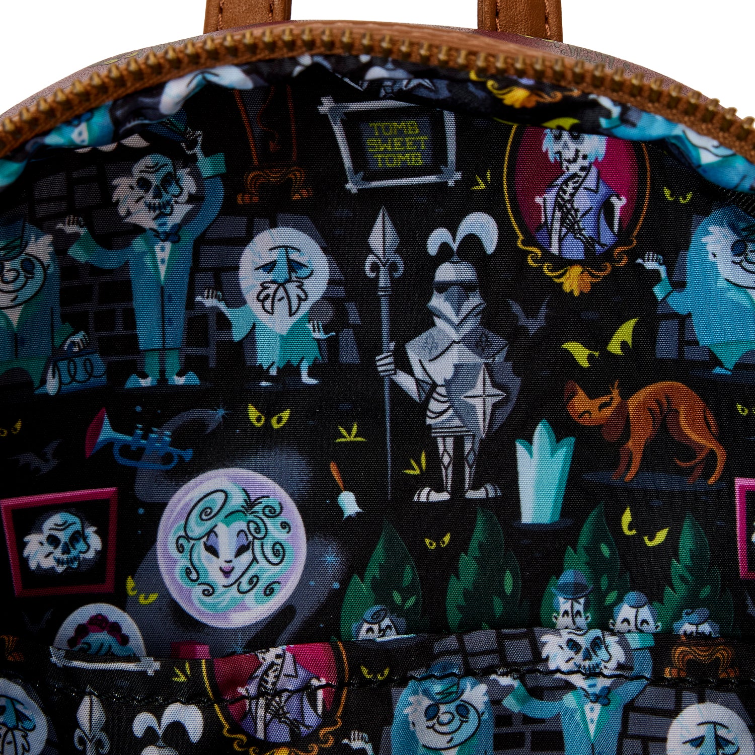 Loungefly Haunted Mansion Stretching Room Portraits Mini Backpack