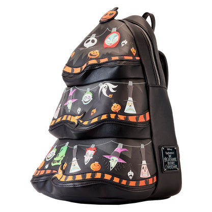 Loungefly The Nightmare Before Christmas Tree String Lights Glow Mini Backpack