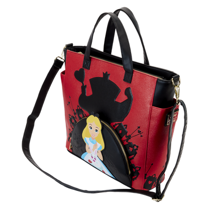 Loungefly Disney Alice In Wonderland Villains Convertible Backpack & Tote Bag