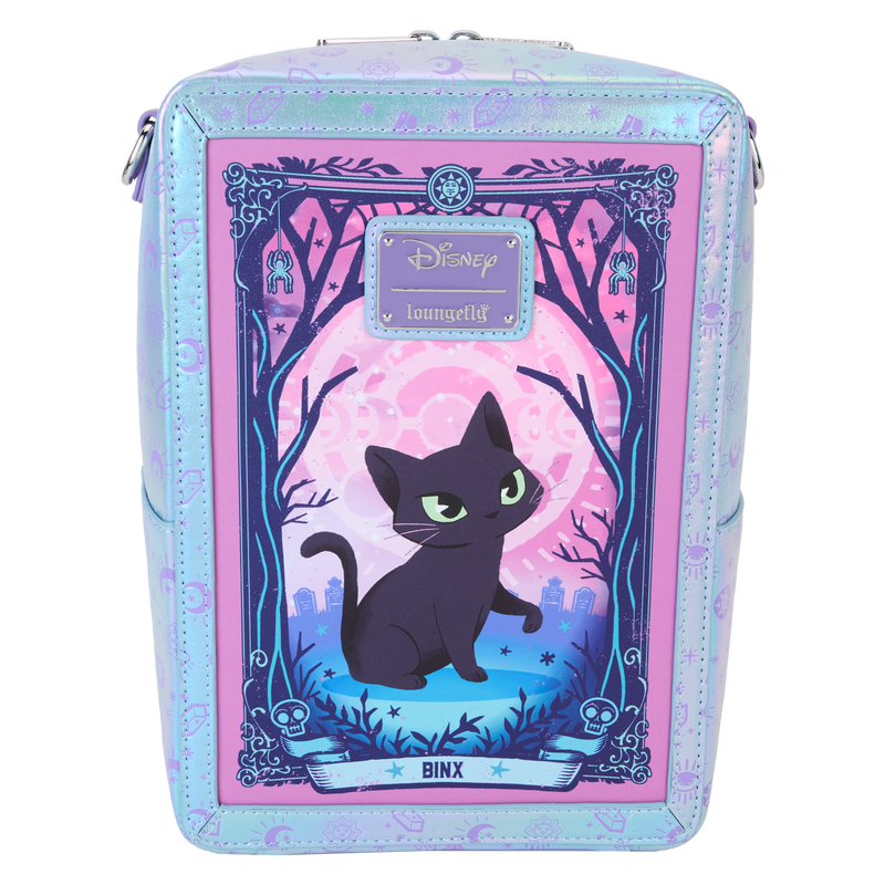 Loungefly Hocus Pocus Tarot Card Dani & Binx Iridescent Crossbody Bag