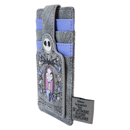 Loungefly The Nightmare Before Christmas Jack and Sally Eternally Yours Tombstone Card Holder