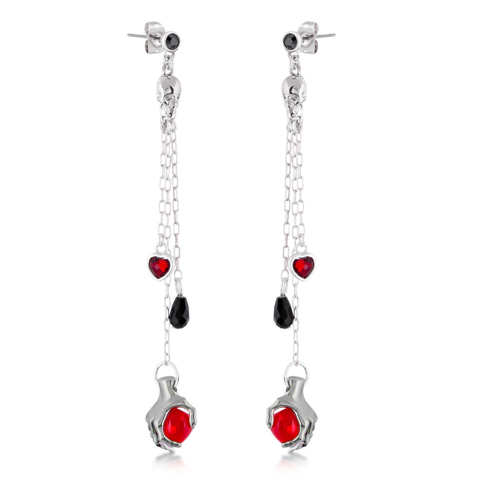 Snow White Poison Apple Drop Earrings