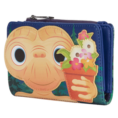 E.T. I'll Be Right Here Flower Pot Flap Wallet