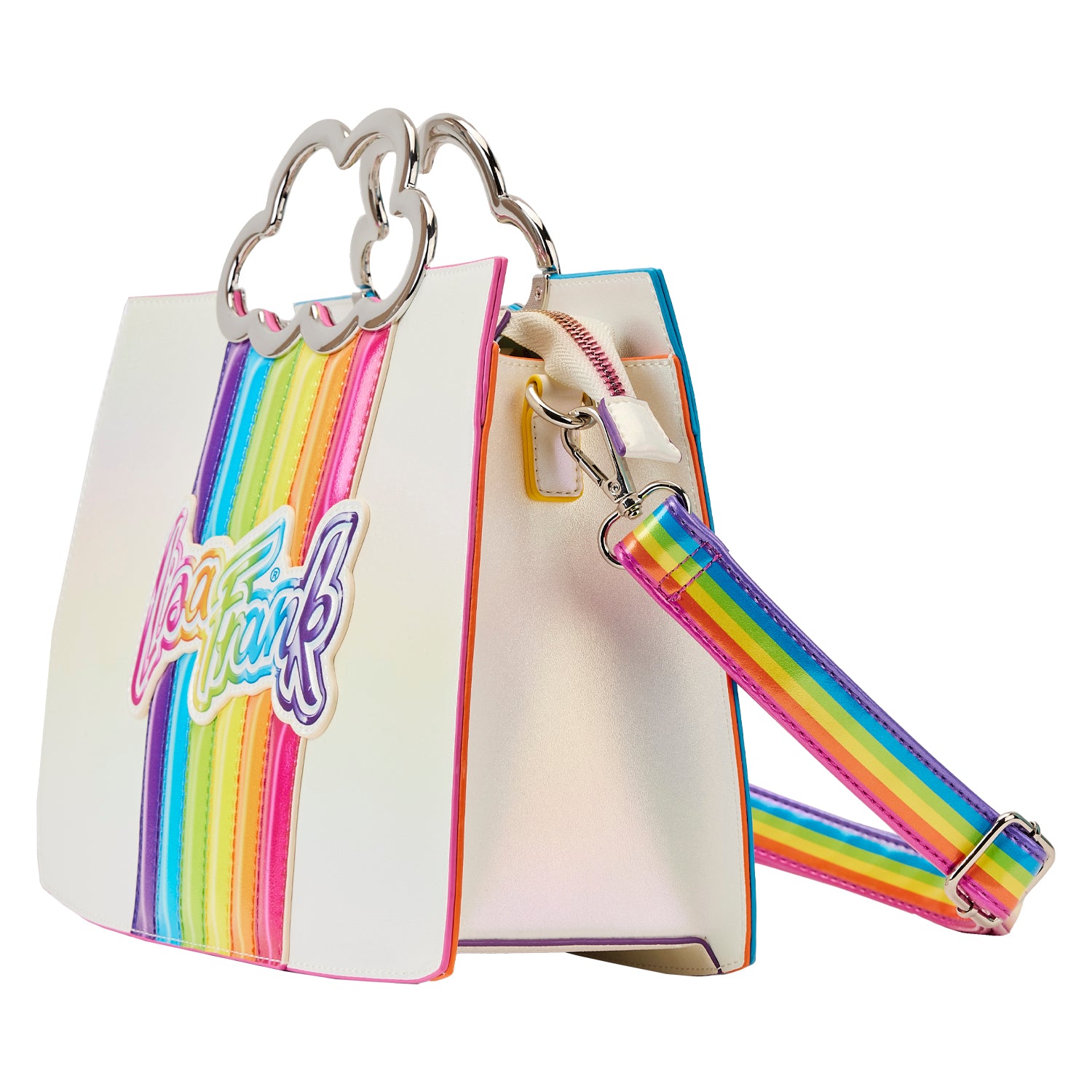 Loungefly Lisa Frank Rainbow Cloud Crossbody Bag