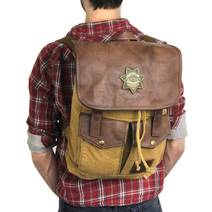 The Walking Dead Rick Grimes' Sheriff Backpack - Brown