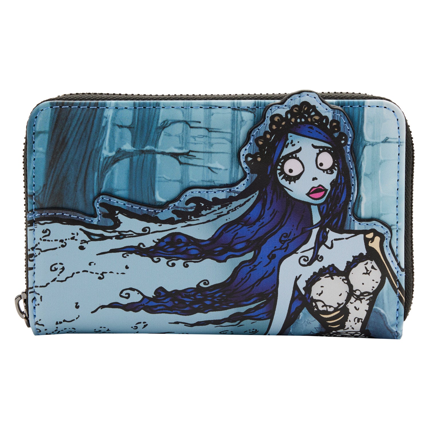 Loungefly Corpse Bride Emily Forest Zip Around Wallet